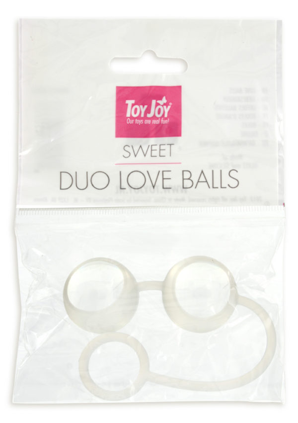 Вагинальные стеклянные шарики в силиконовой оболочке DUO LOVE BALLS