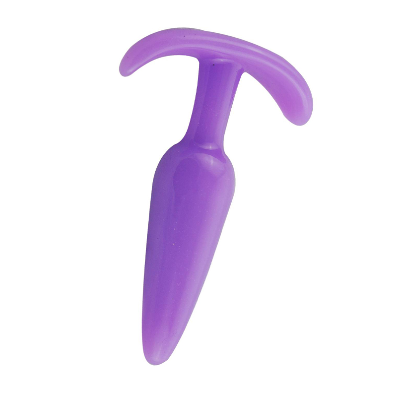 Анальная втулка Corona с ограничителем фиолетовая